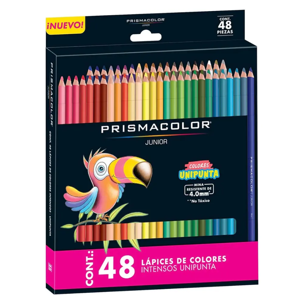 COLORES PRISMACOLOR JUNIOR CAJA C/48 PZAS.