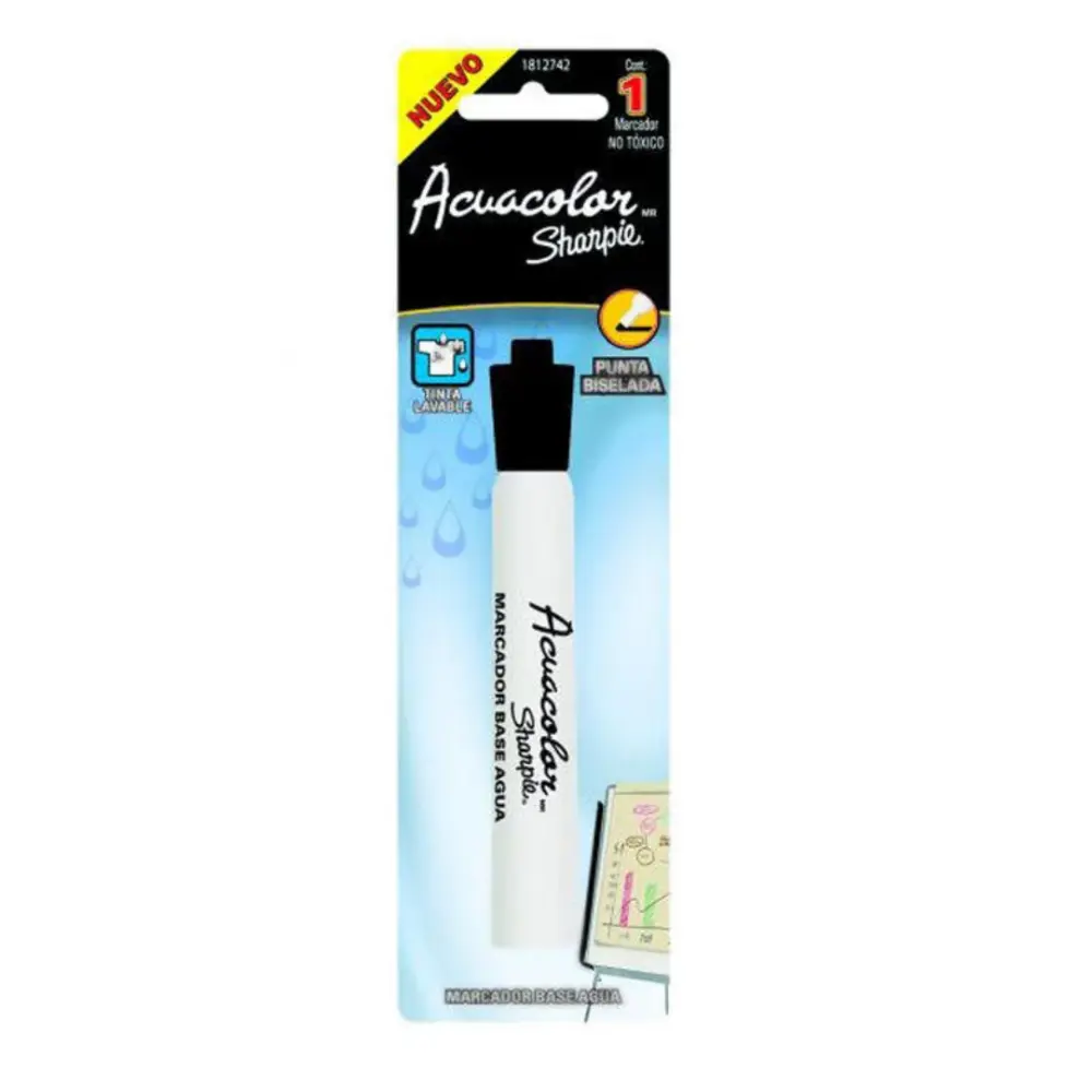 MARCADOR ACUACOLOR NEGRO