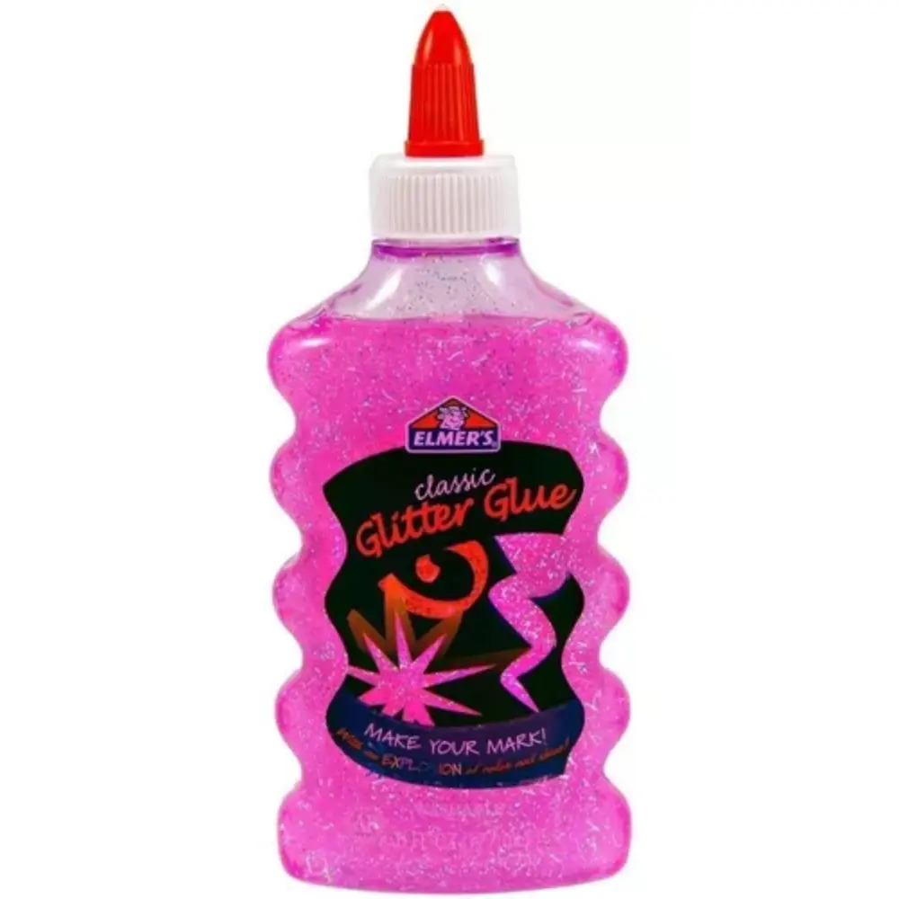 PEGAMENTO ELMERS GLITTER 177 ML. ROSA