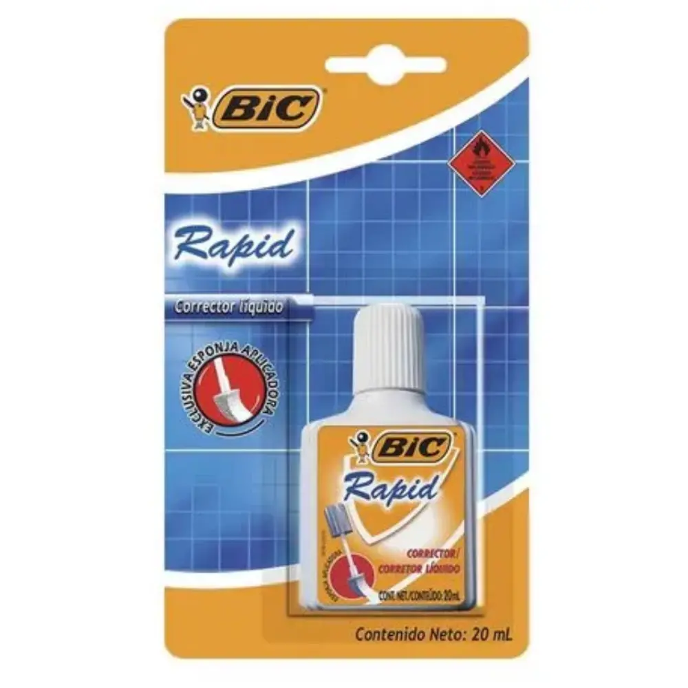 CORRECTOR BIC WHITE OUT (RAPID)