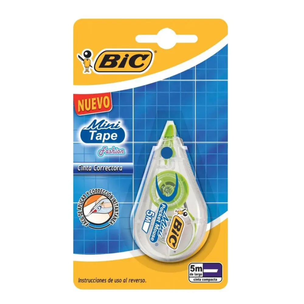 CORRECTOR BIC EN CINTA MINITAPE 5 MTS.