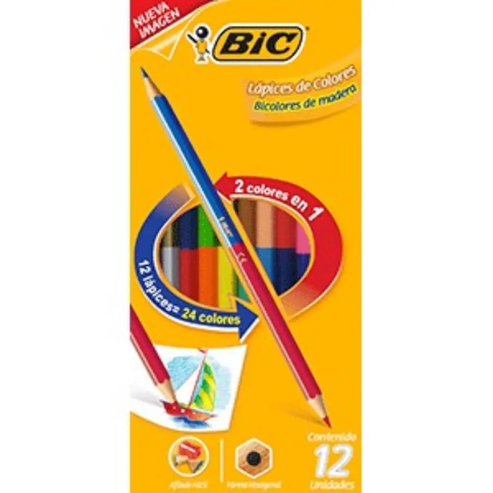 COLORES BIC KIDS DUO 12X24