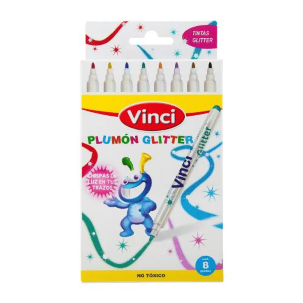 PLUMON VINCI GLITTER PTE. C/8 PZAS.