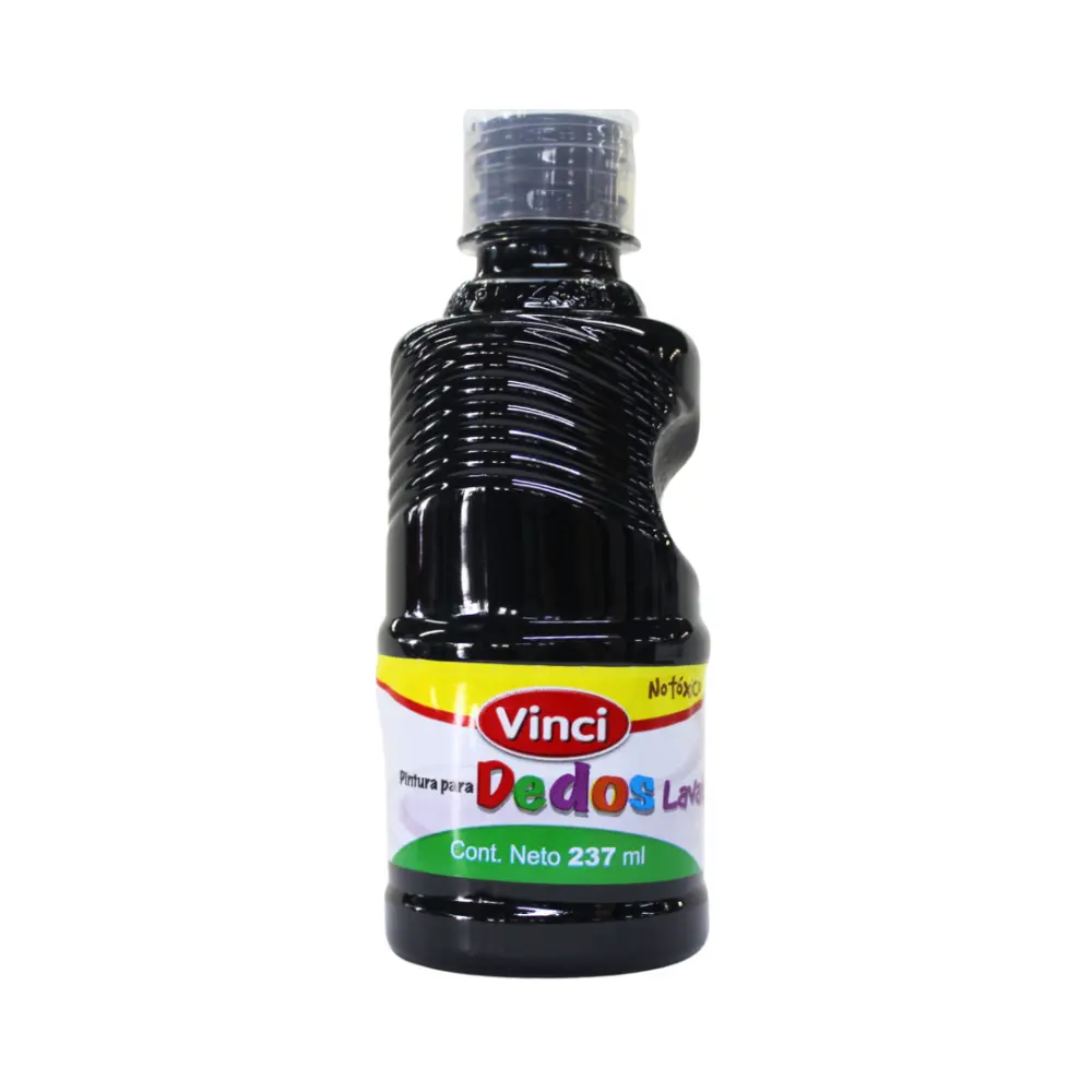PINTURA DIGITAL VINCI FUN PRO LAVABLE NEGRO