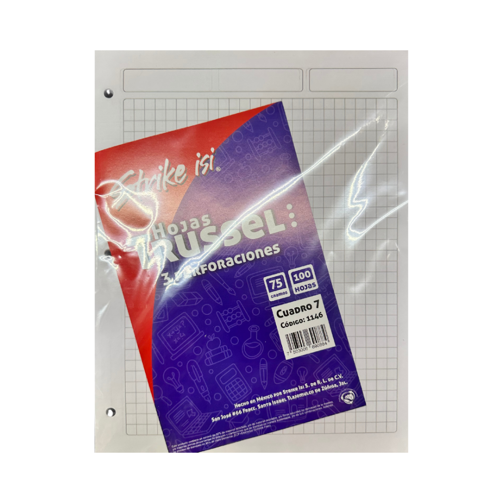 HOJA TRUSSEL 1146 7 MM PAQ C/100 HJS 75 GRS