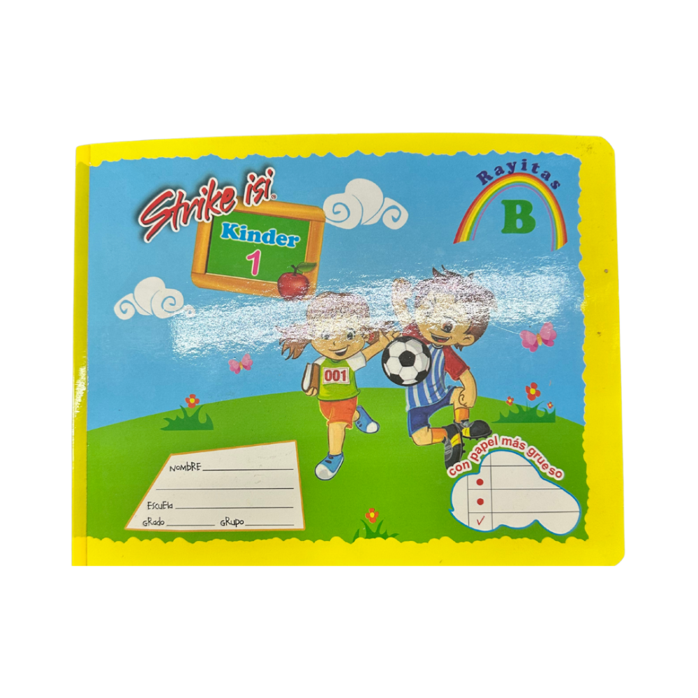 CUADERNO COSIDO STRIKE 1331 ITALIANO MI PRIMER RAYITAS B