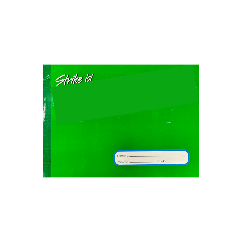 CUADERNO COSIDO ITALIANO STRIKE 100 H. CUAD 5 MM 1235