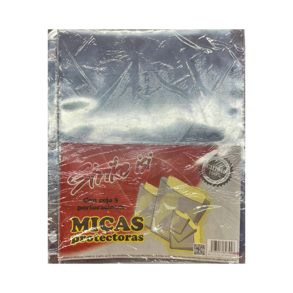 MICA VINIL CARTA 3 PERFORACIONES 6205 STRIKE ISI  PTE. C/25
