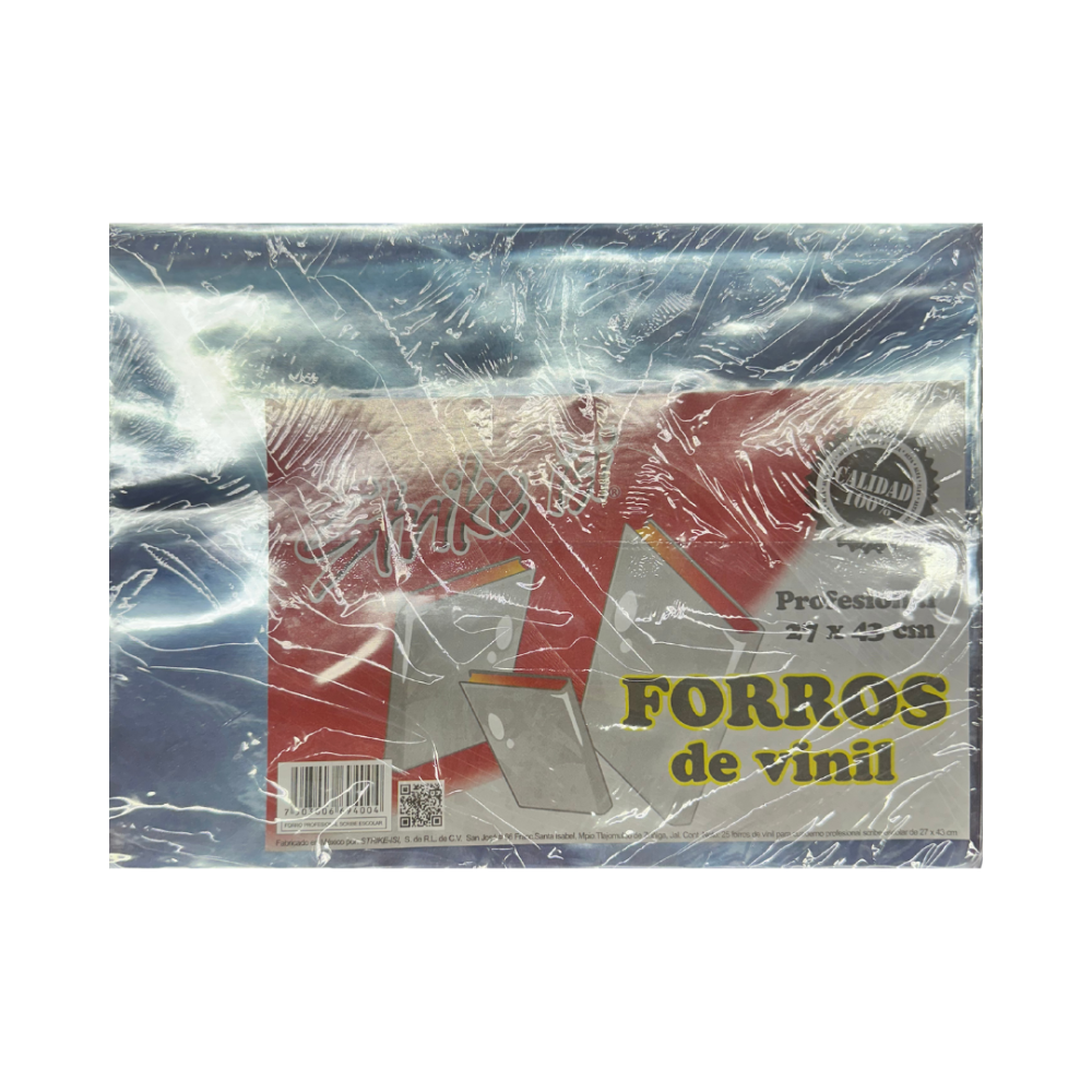 FORRO VINIL PROF/SCRIBE ESCOLAR STRIKE 6212 ISI PTE. C/25 PZAS.