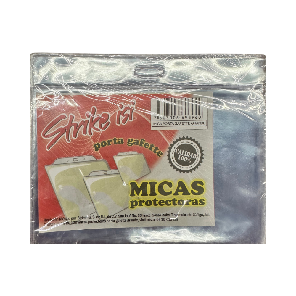 MICA VINIL GAFETTE GRANDE STRIKE ISI 10X12 PTE. C/100 PZAS.
