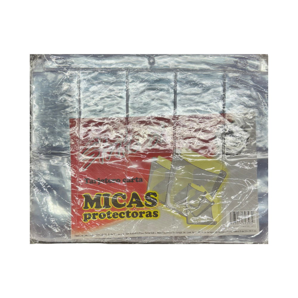 MICA REPUESTO VINIL P/TARJETERO 6246 CARTA STRIKE ISI PTE. C/25 PZAS.