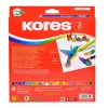 COLORES KORES TRIANGULAR C/24 PZAS. - Imagen 2