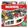 COLORES KORES TRIANGULAR C/50 PZAS.