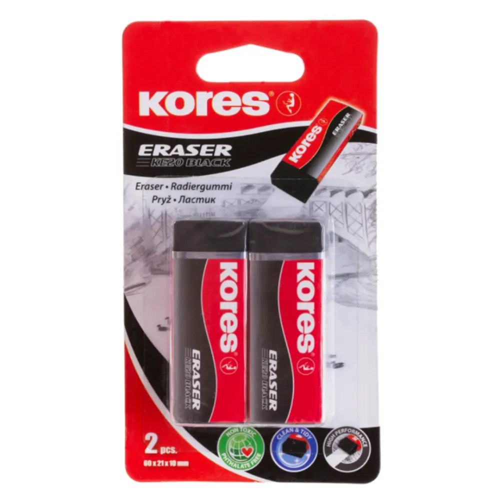 BORRADOR KORES NEGRO KE20