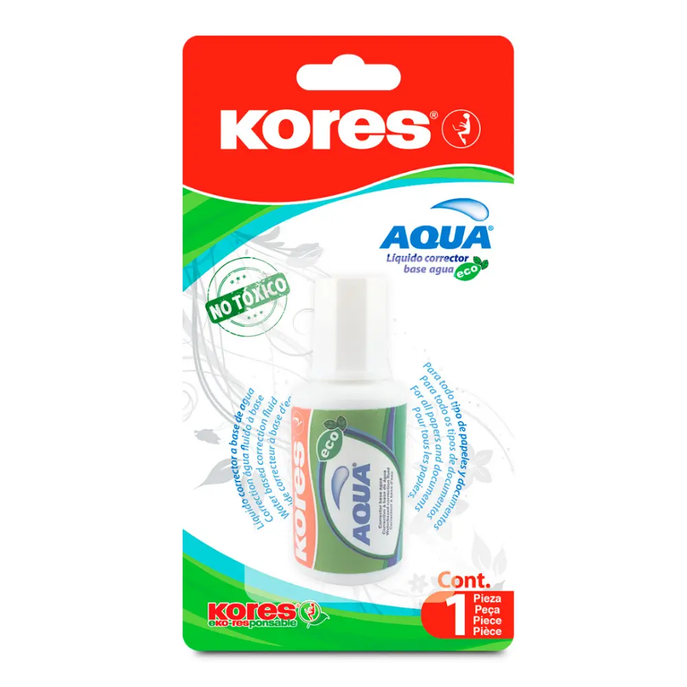 CORRECTOR 094 KORES  AGUA 20 ML.