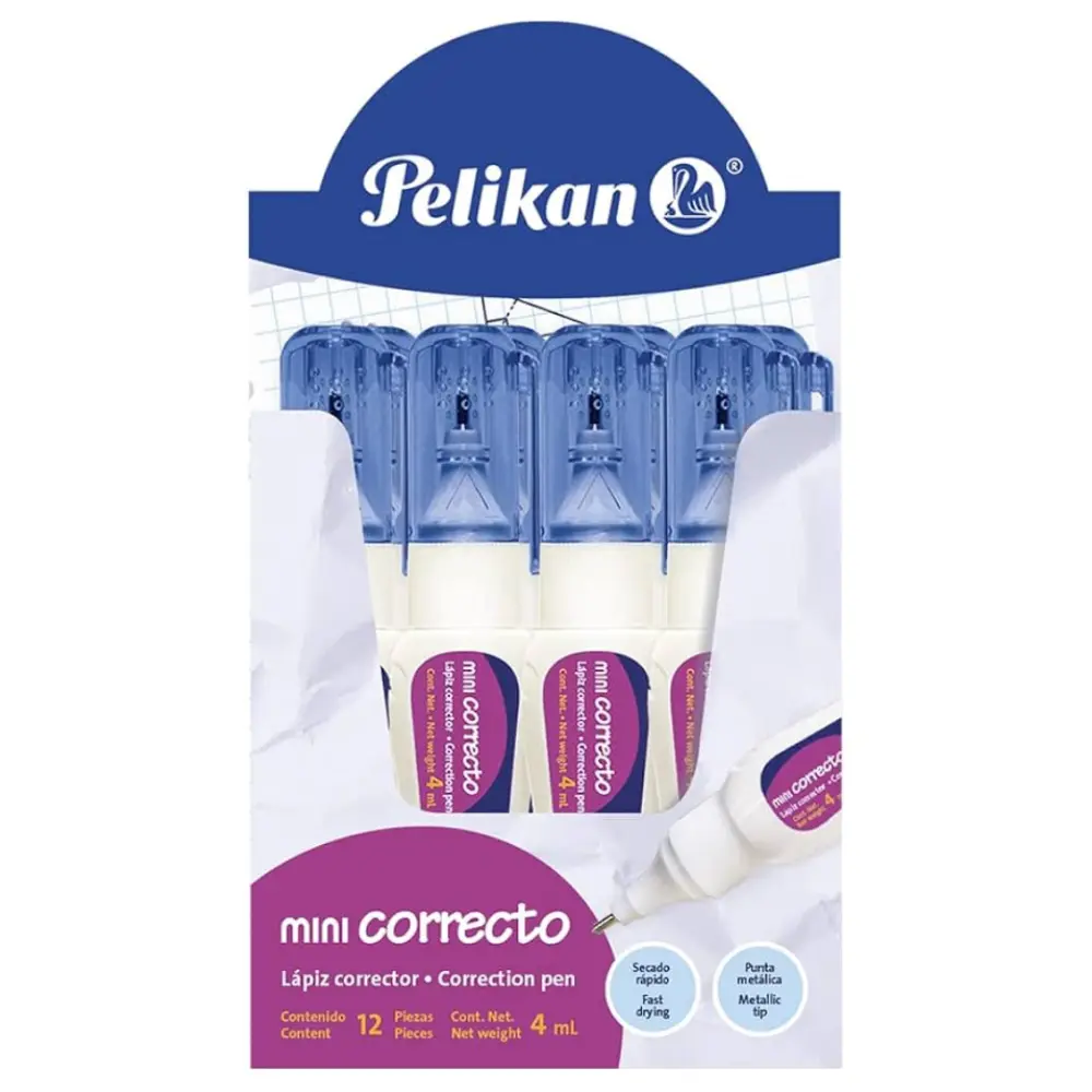 PLUMA CORRECTORA MINI PELIKAN 4 ML.