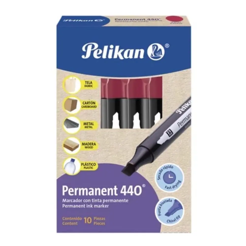 MARCADOR PELIKAN PERMANENTE ROJO