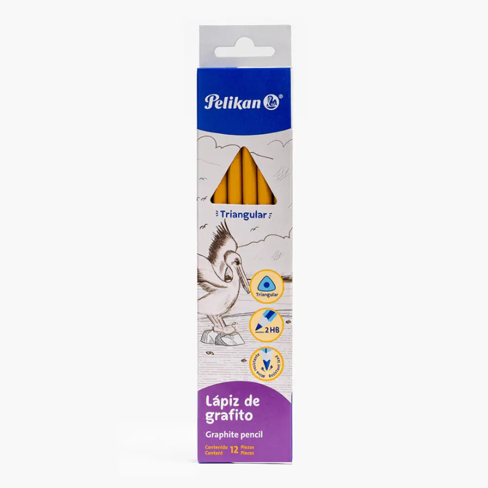 LAPIZ PELIKAN TRIANGULAR NO.2