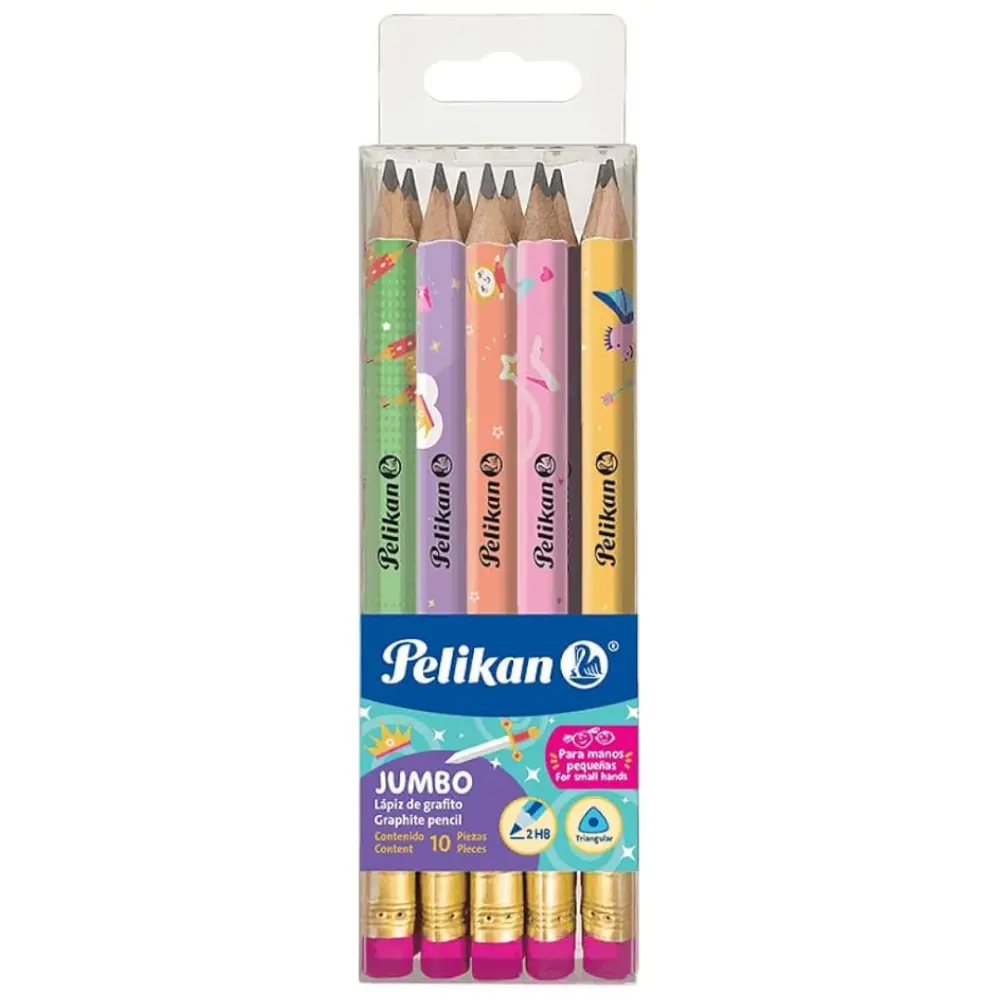 LAPIZ JUMBO PELIKAN DECORADO