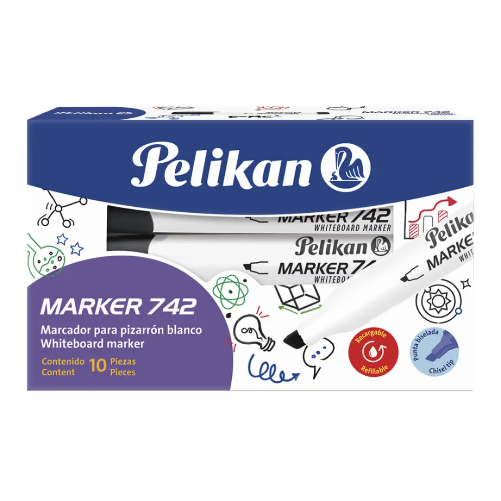 MARCADOR PELIKAN FLASH MARKER 742 NEGR