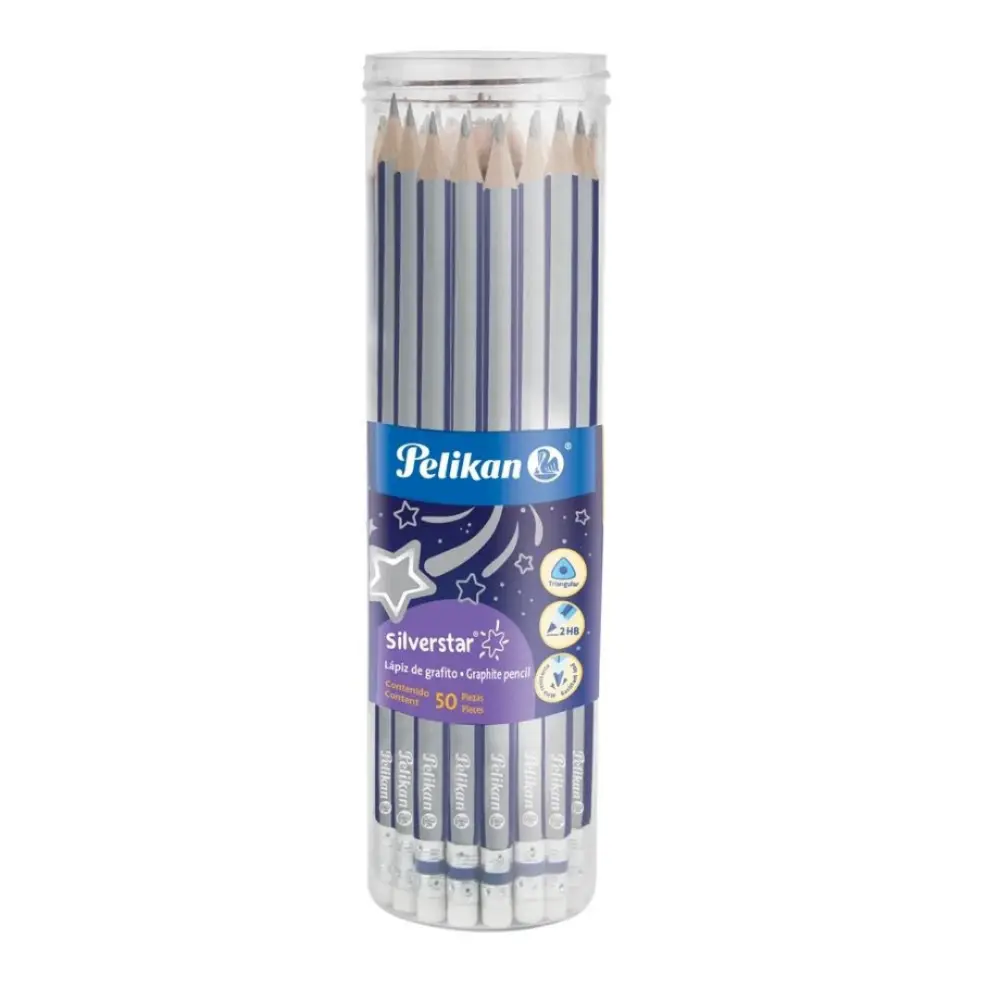 LAPIZ PELIKAN SILVER STAR BOTE C/50 PZAS.