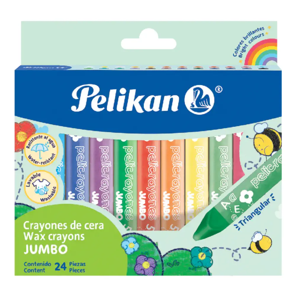 CRAYON PELIKAN JUMBO TRIANGULAR C/24 PZAS