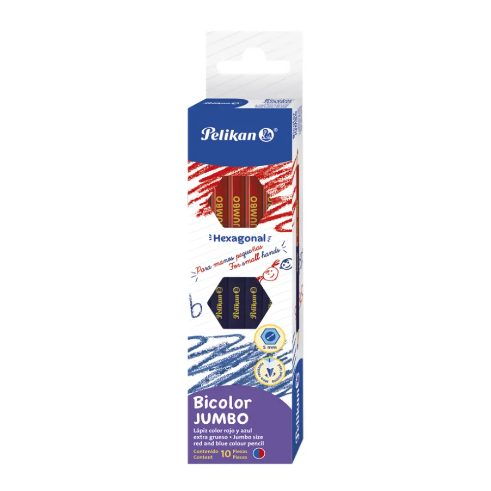 LAPIZ BICOLOR PELIKAN GRUESO