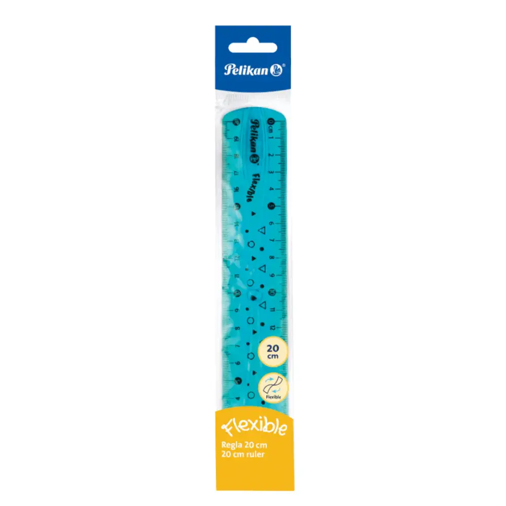 REGLA FLEXIBLE PELIKAN 20 CMS.