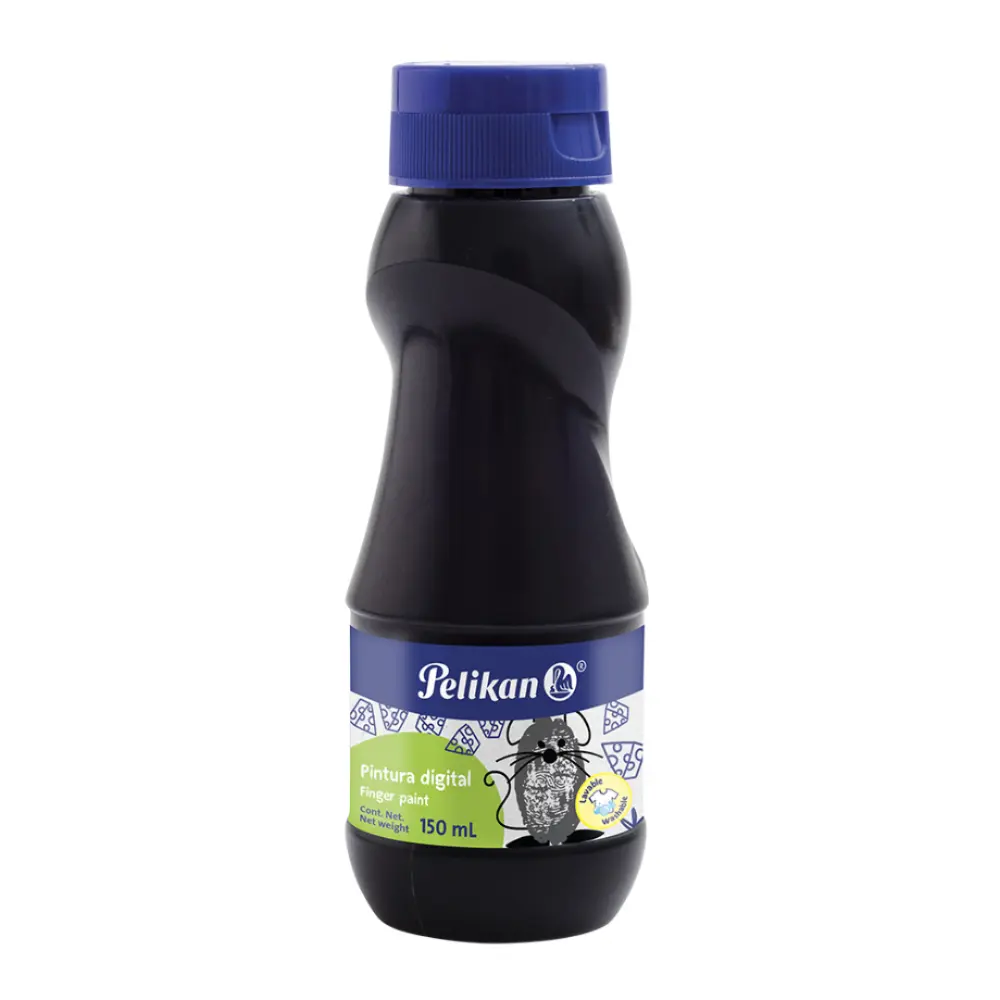 PINTURA DIGITAL PELIKAN 150 ML. NEGRO