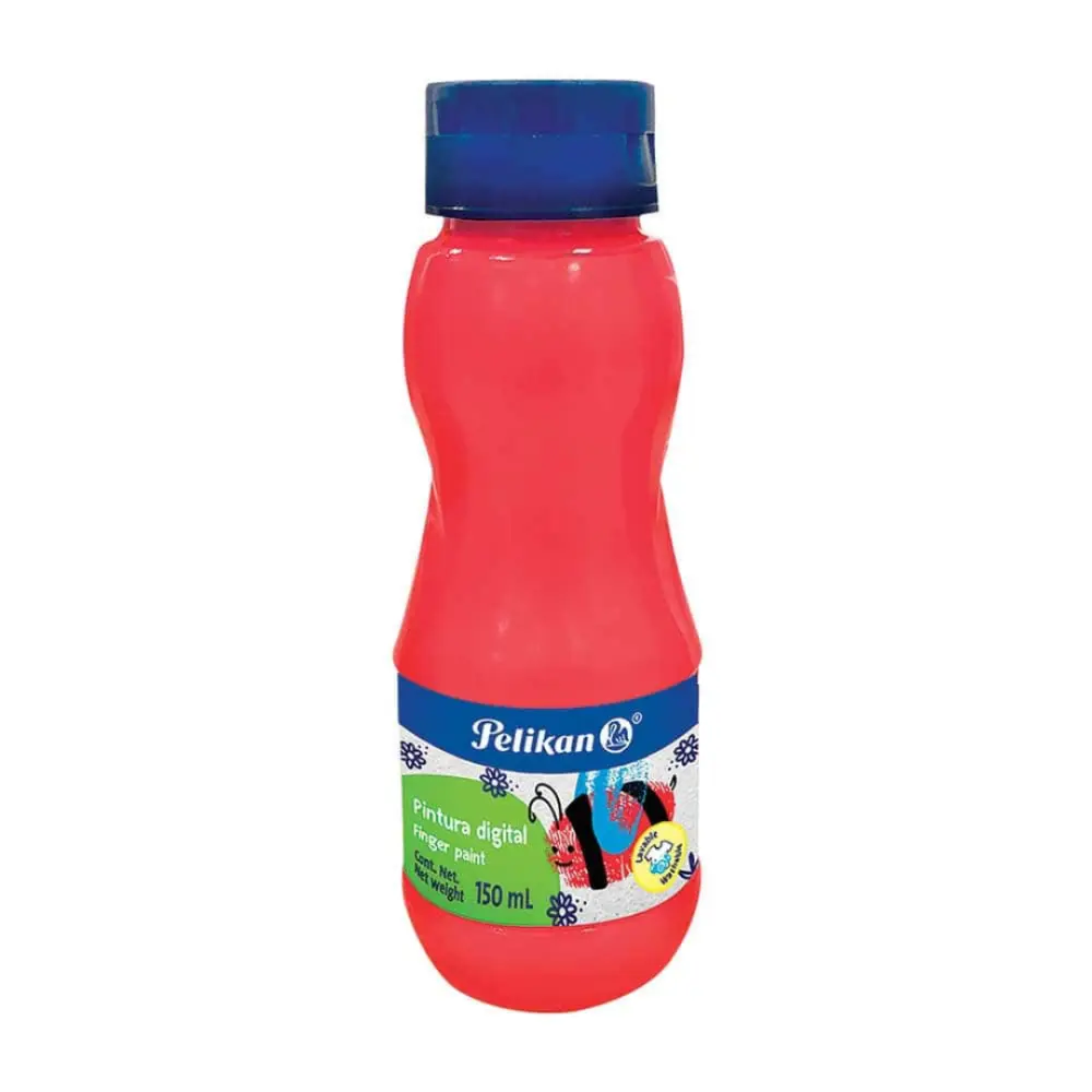 PINTURA DIGITAL PELIKAN 150 ML. ROJO
