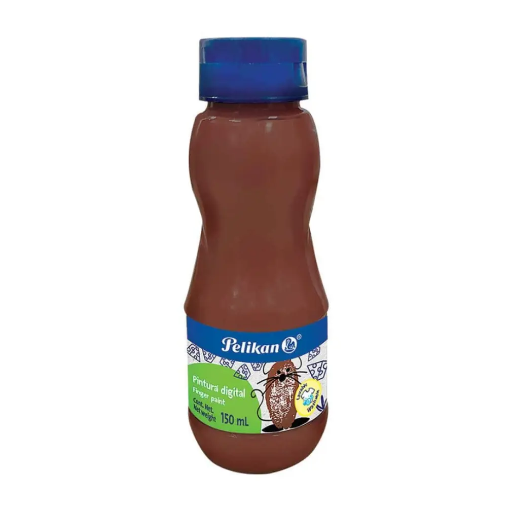 PINTURA DIGITAL PELIKAN 150 ML. CAFE