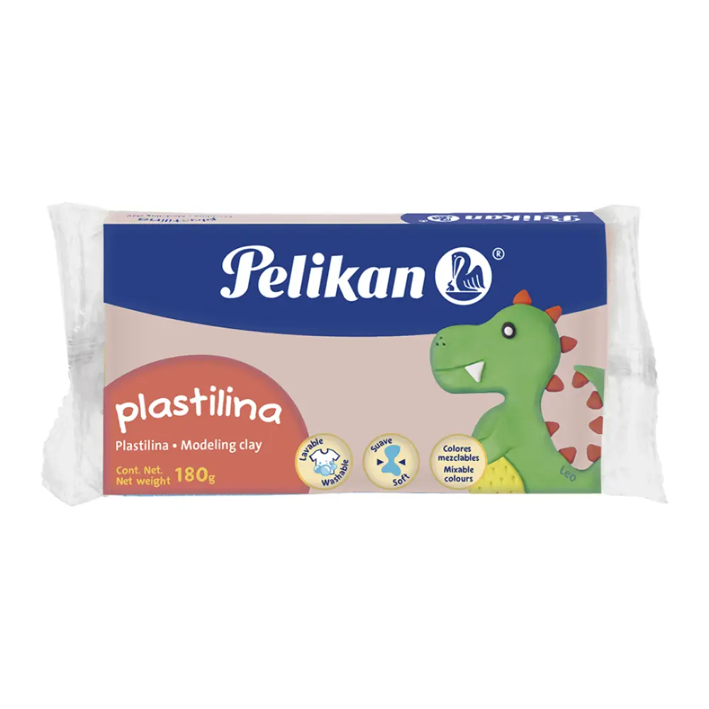 PLASTILINA PELIKAN BARRA 180 GRS. CARNE