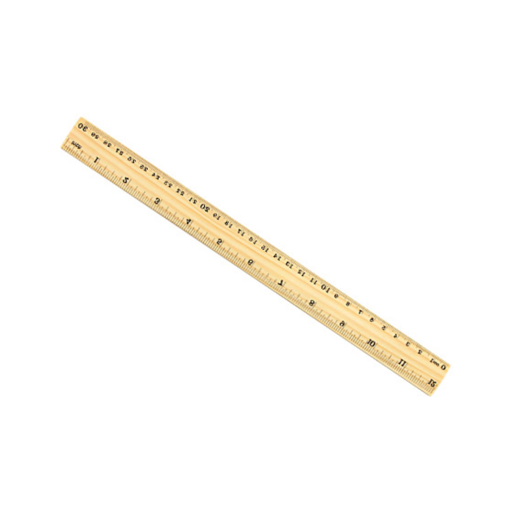 REGLA MADERA PLANA REF. EDUCATIVA 30 CMS.