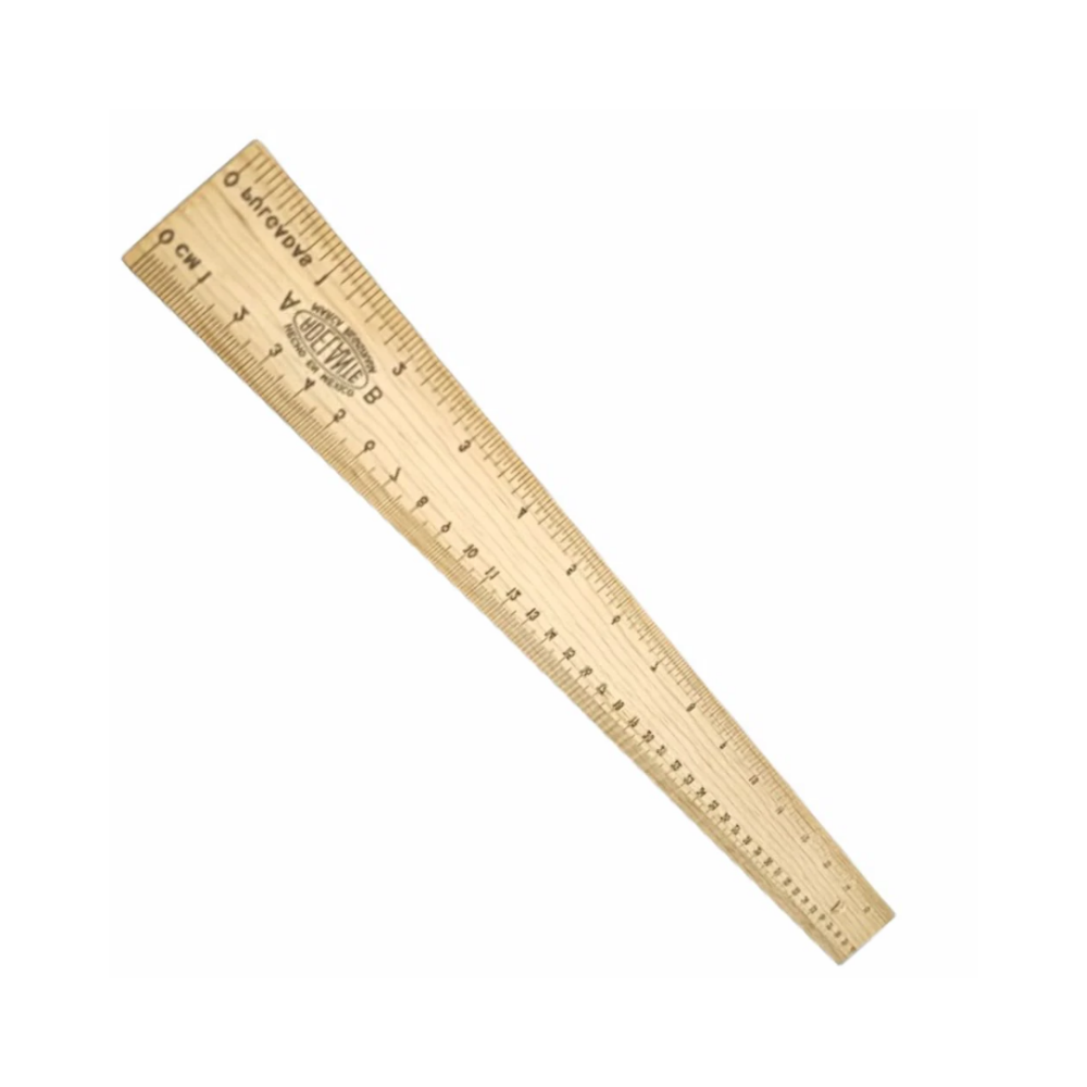 REGLA MADERA PLANA REF. EDUCATIVA 40 CMS.