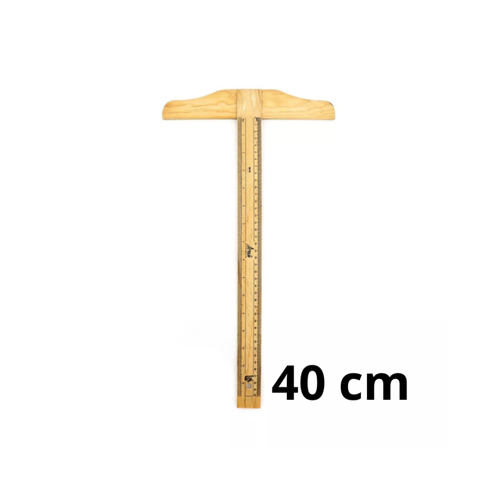 REGLA  T  DE MADERA REF. EDUCATIVA 40 CMS.
