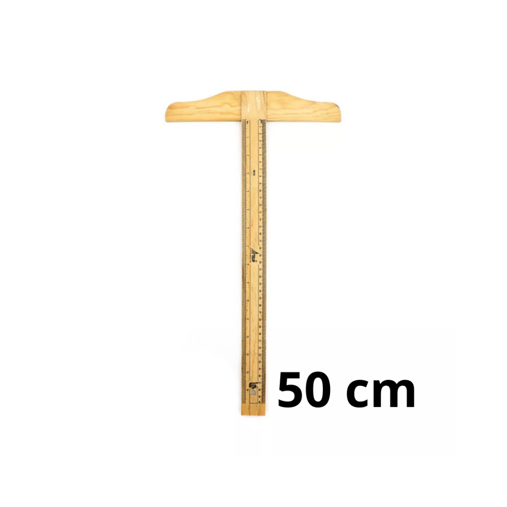 REGLA  T  DE MADERA REF. EDUCATIVA 50 CMS.