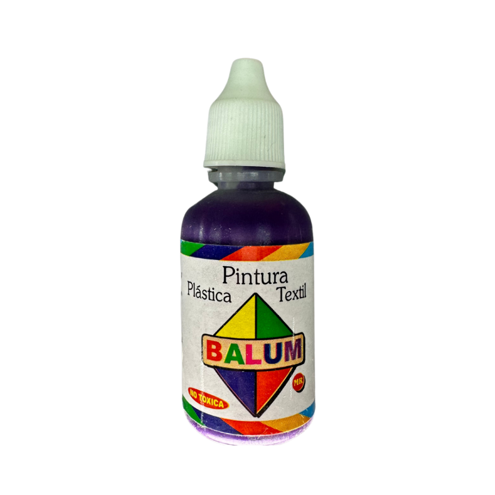 PINTURA PLASTICA MOD.017  MORADO