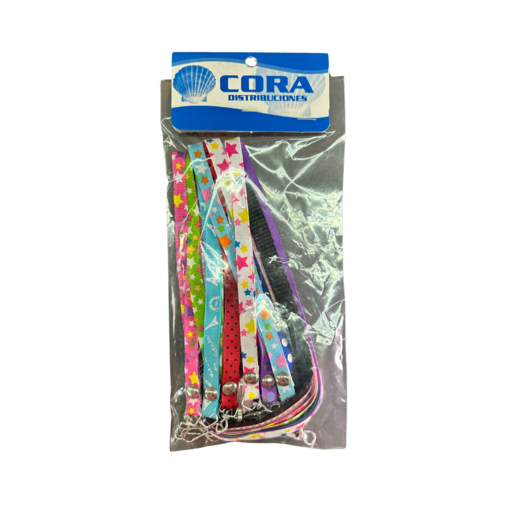 CINTA PORTAGAFETE CORA PRINCESS DECORADO PTE.C/10