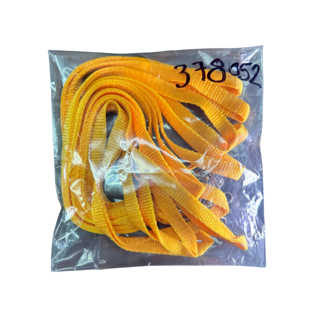 CINTA PLANA PORTA GAFETE CORA PTE. C/10 AMARILLO