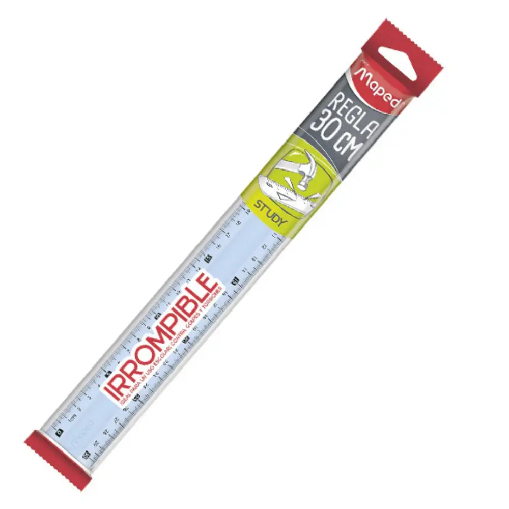 REGLA EN BLISTER MAPED 26006 IRROMPIBLE 30 CM