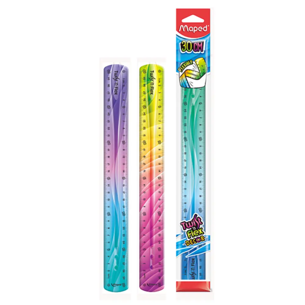 REGLA MAPED TWIST FLEX 30 CM. DECOR