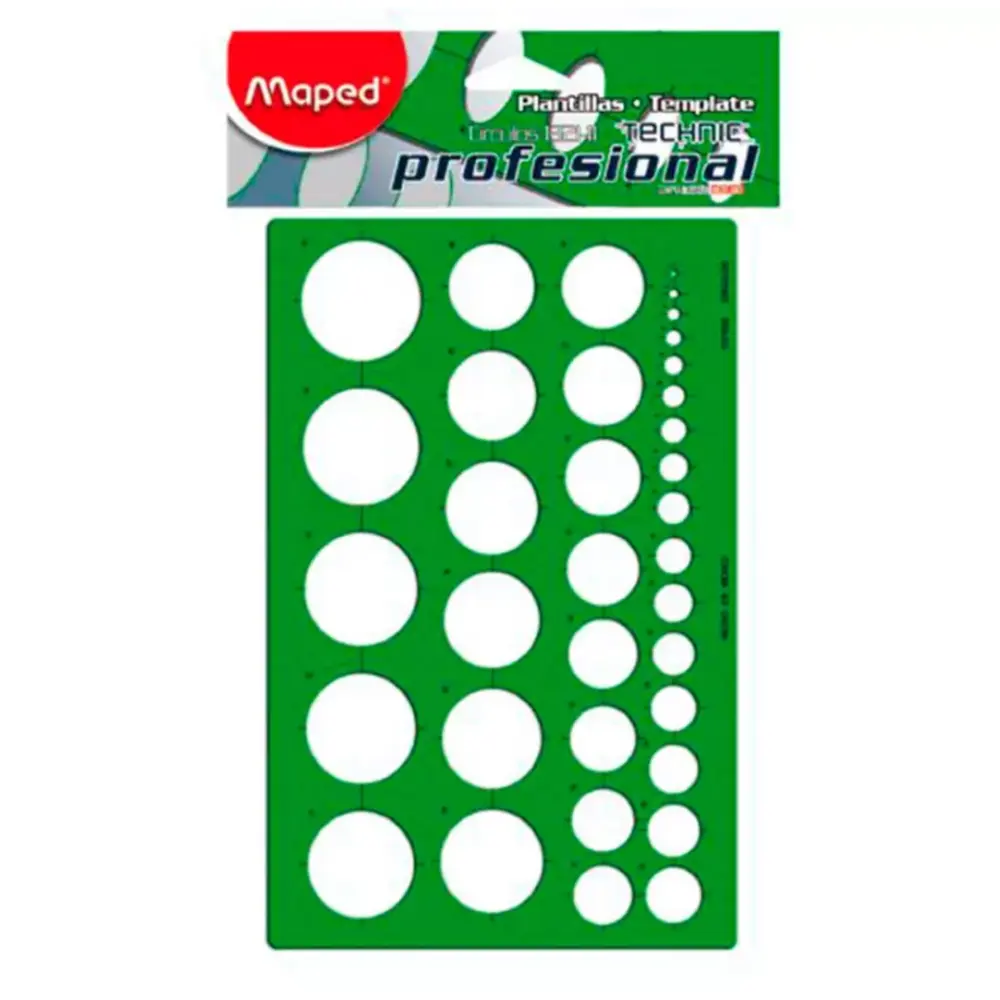 PLANTILLA TECN. NO.22 CIRCULOS M.M.