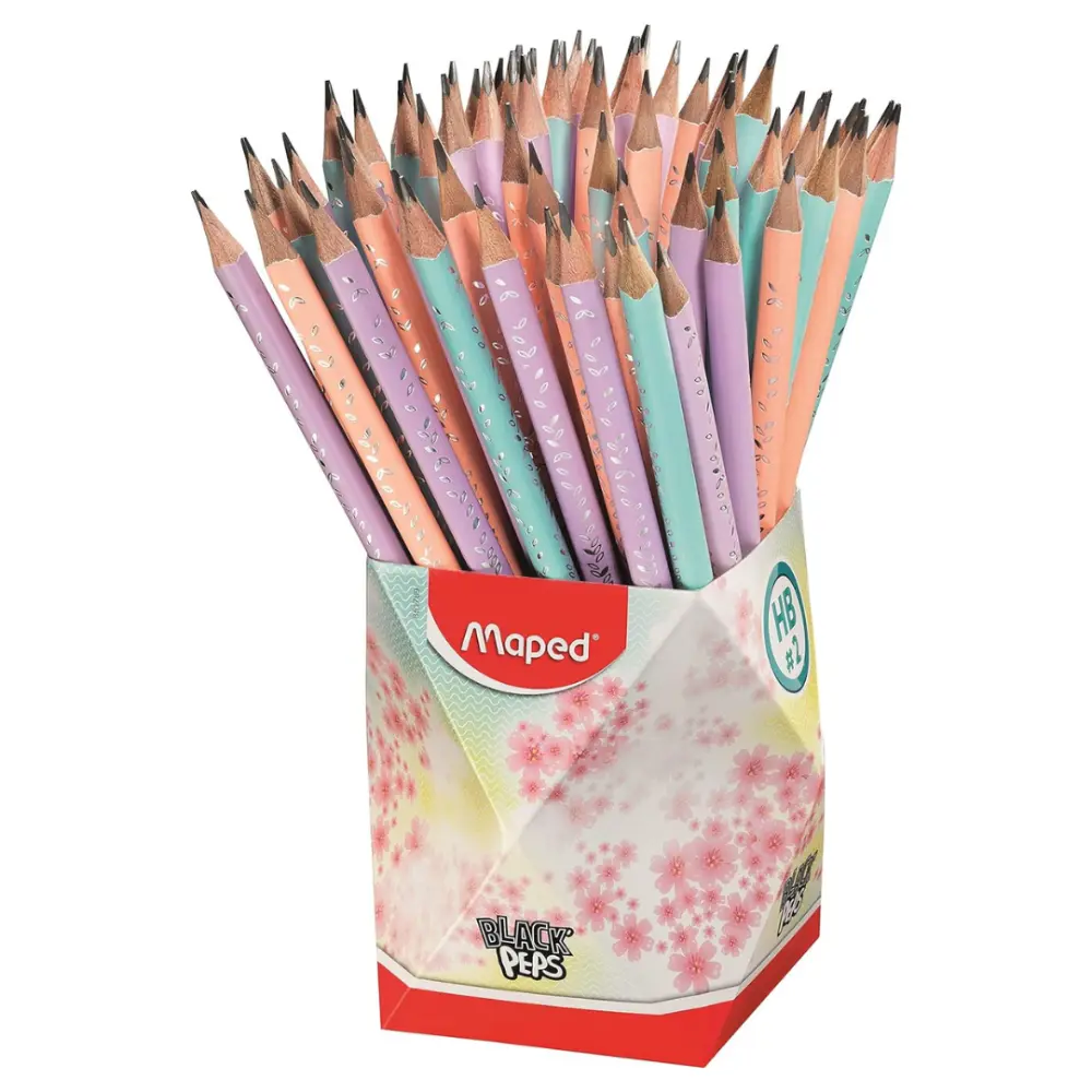 LAPIZ MAPED BLACKPEPS PASTEL BOTE C/72 PZAS.