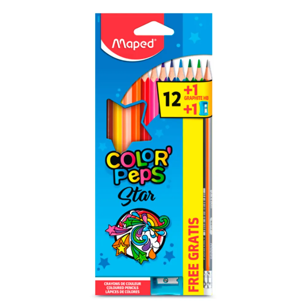 COLORES MAPED COLORPEPS C/12 LARGOS