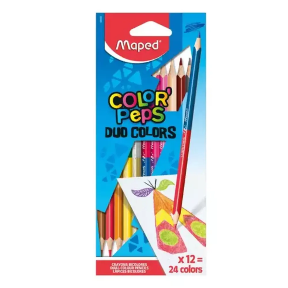 COLORES MAPED COLORPEPS DUO 12X24 PZAS.