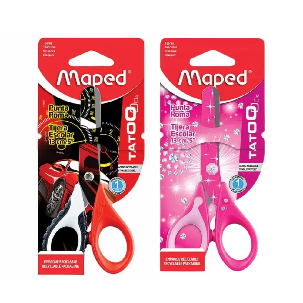 TIJERA MAPED TATOO GIRLY/BOY 13 CM.
