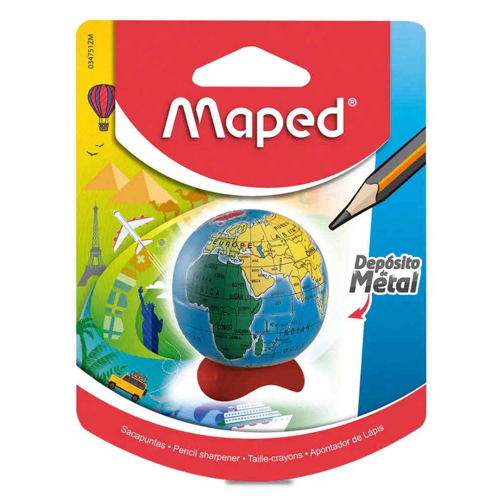 SACAPUNTAS MAPED MINI MUNDO