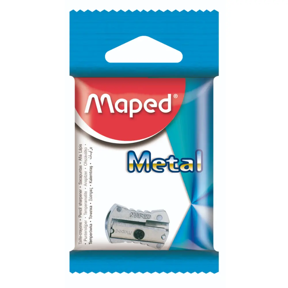 SACAPUNTAS MAPED METAL DESIGN CHICO