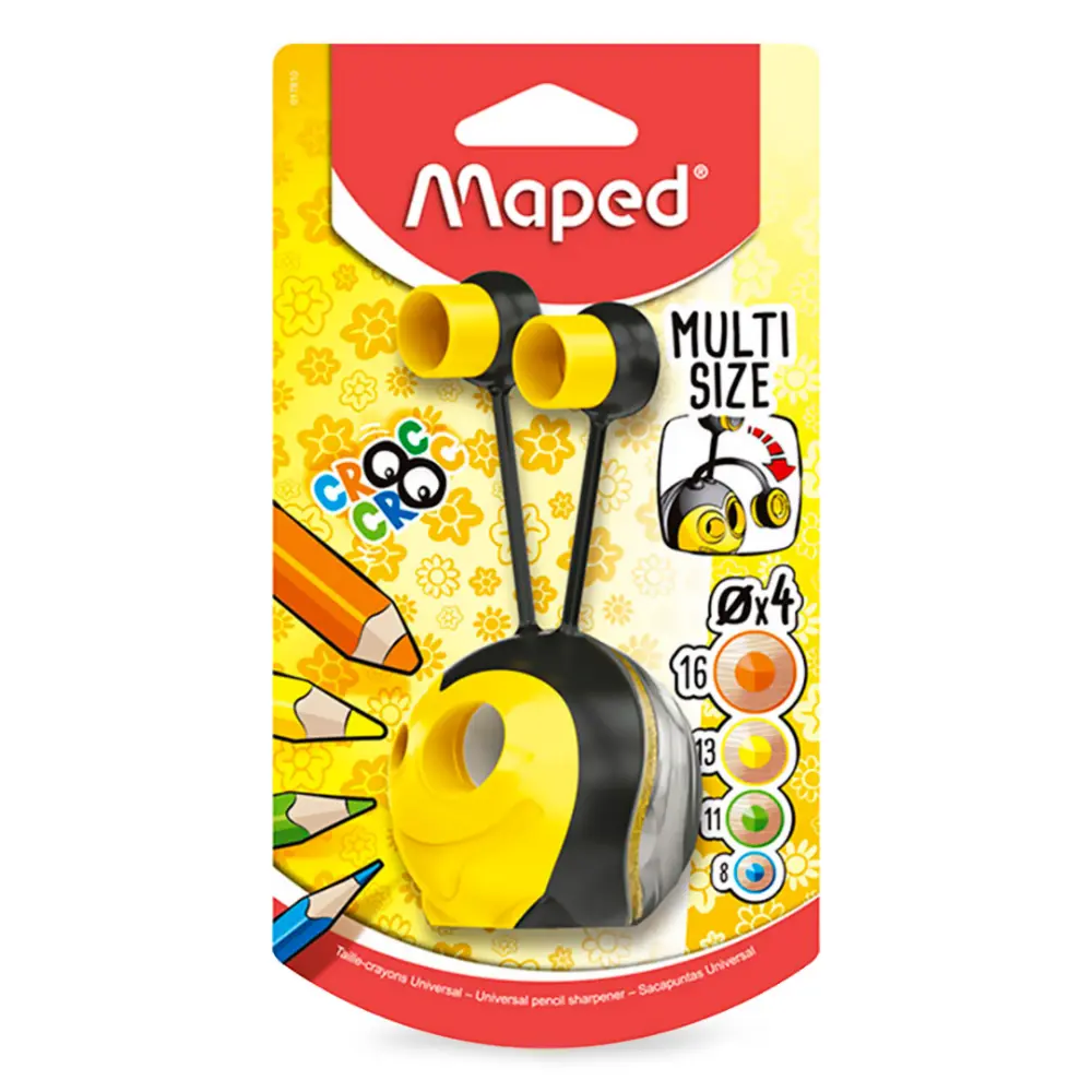 SACAPUNTAS MAPED CROC CROC ABEJA