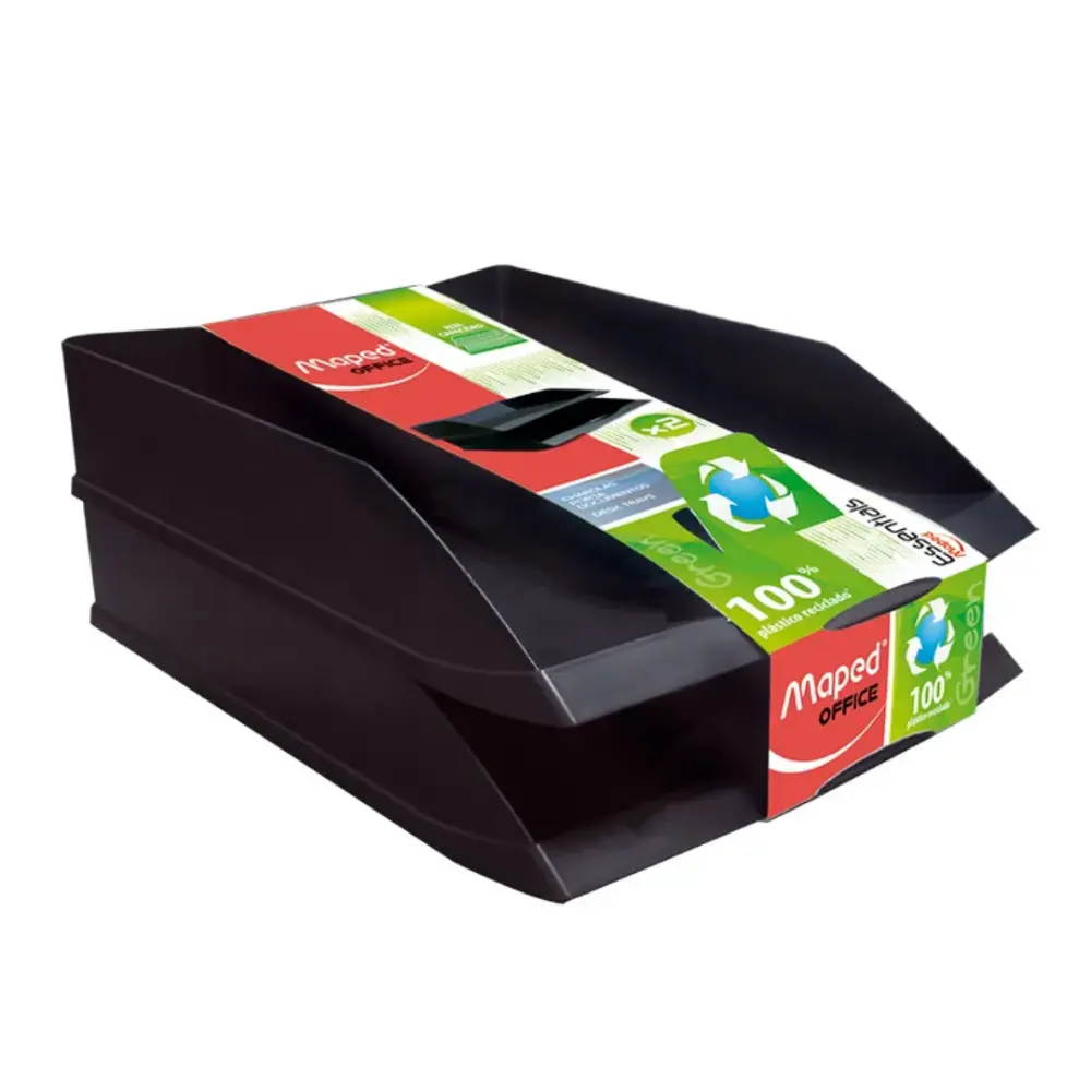CHAROLA MAPED ESSENTIALS 2 NIVELES NEGRA